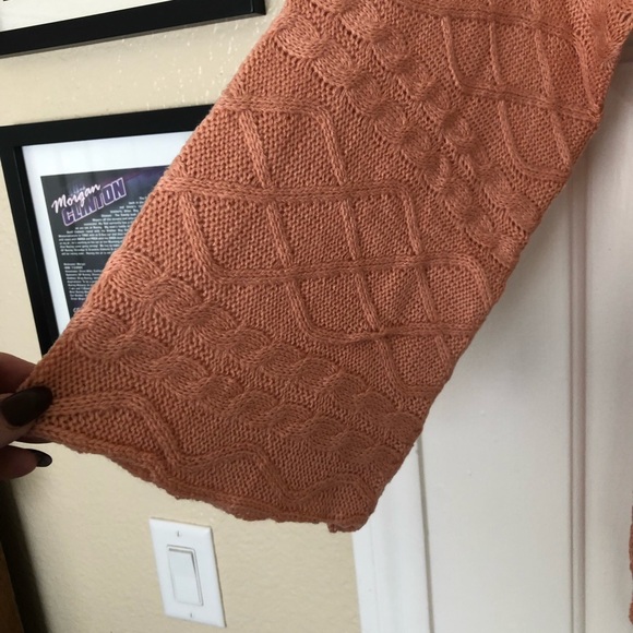 Peach Off Shoulder Sweater - Picture 5 of 5